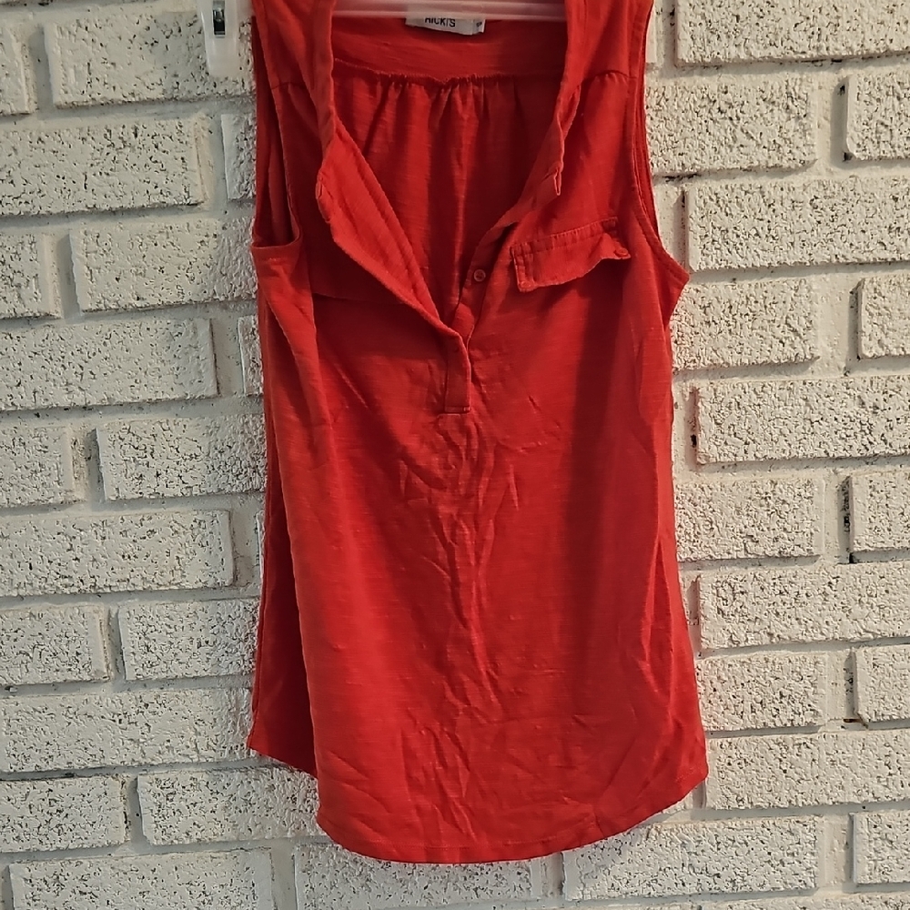 Merona Vibrant Red Sleeveless Tank Top